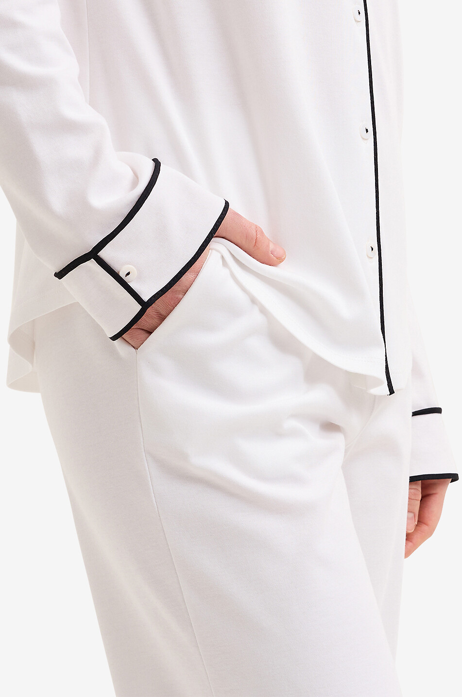LAURENCE TAVERNIER Pyjama-Set aus Baumwolle Olympe Damen WEISS 5