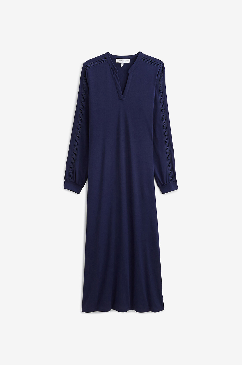 Langes Nachthemd aus Baumwolle und Modal Elise