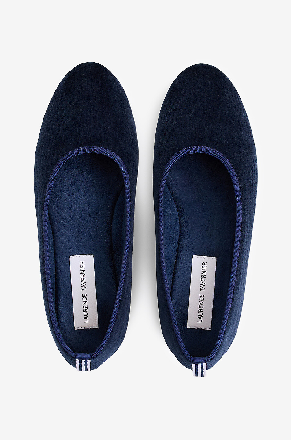 LAURENCE TAVERNIER Ballerina Pantoffeln Damen DUNKELBLAU 3