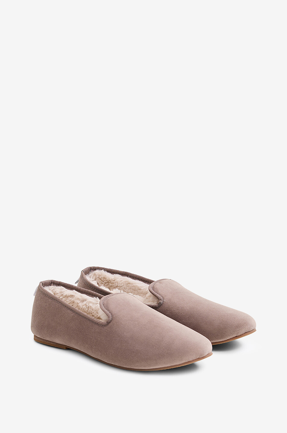 LAURENCE TAVERNIER Loafer slippers with faux-fur lining Women BEIGE 2