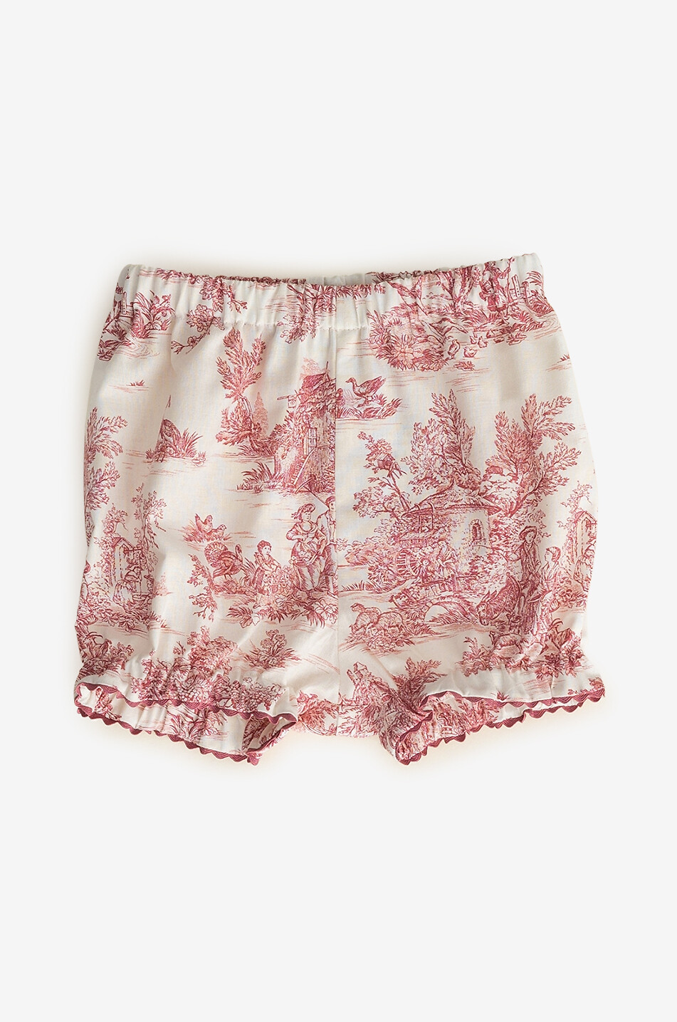 Céleste Rose Toile de Jouy cotton baby bloomers