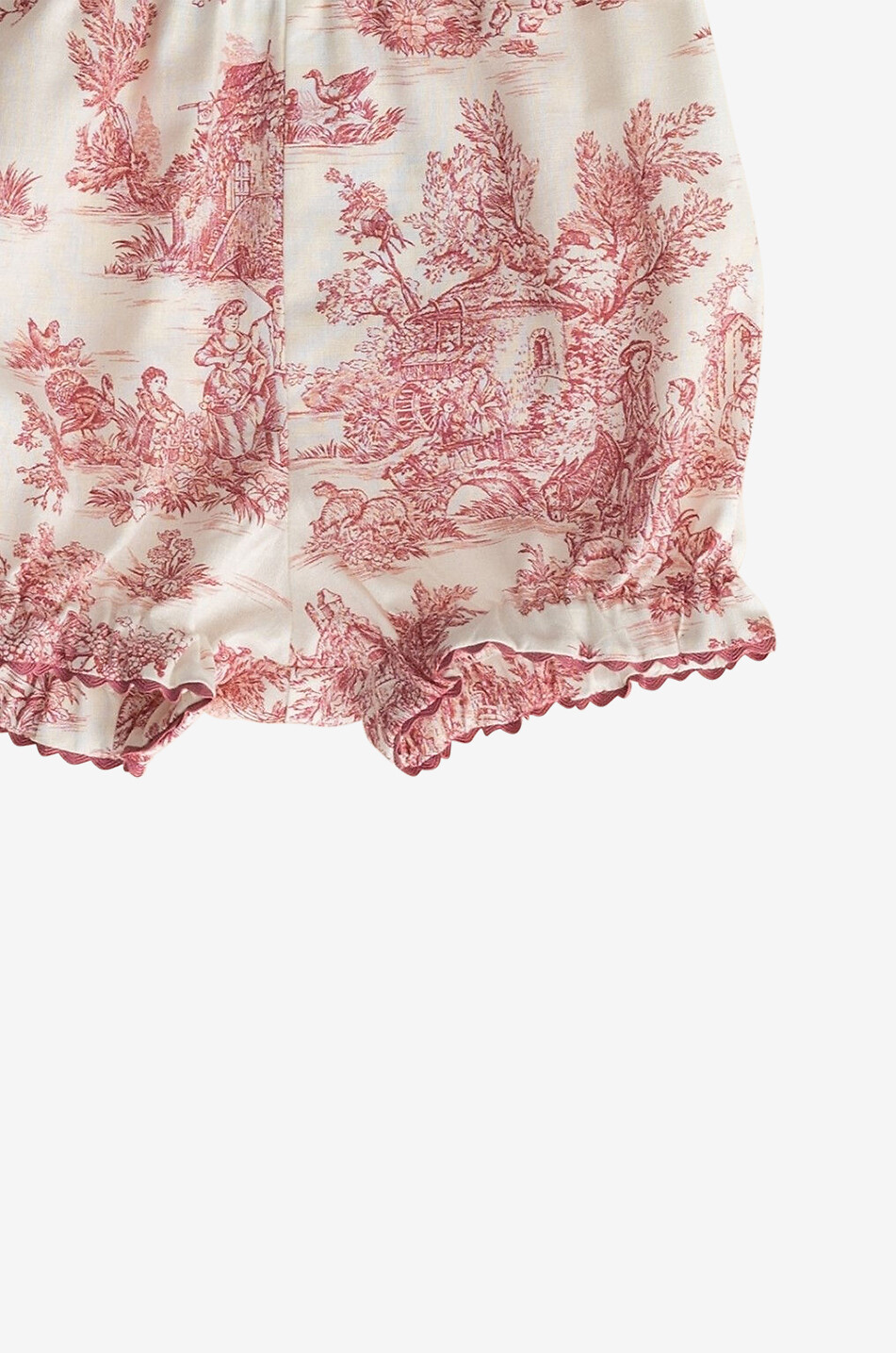 LES SONGES DE CELESTE Céleste Rose Toile de Jouy cotton baby bloomers Baby PINK 2