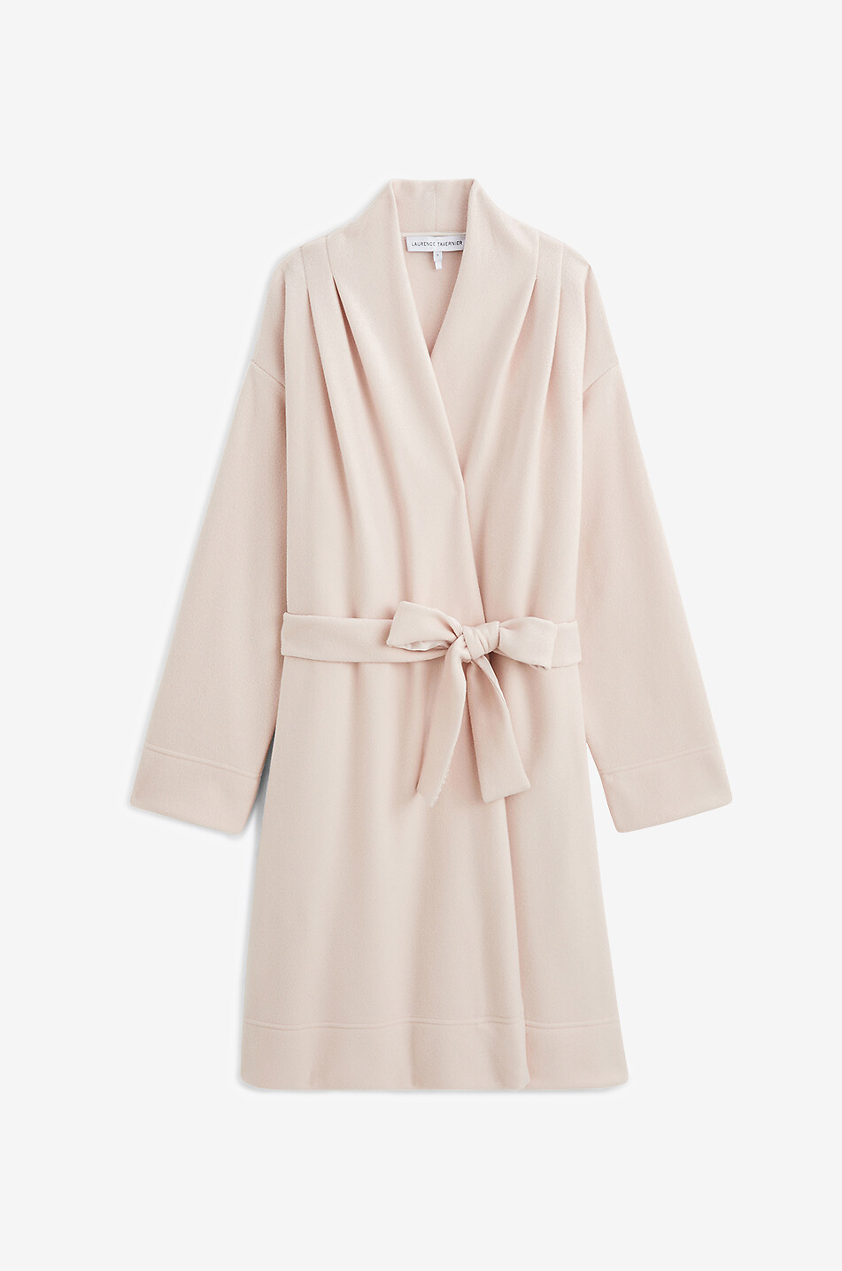 LAURENCE TAVERNIER Sarah fleece short dressing gown Women LIGHT PINK 1