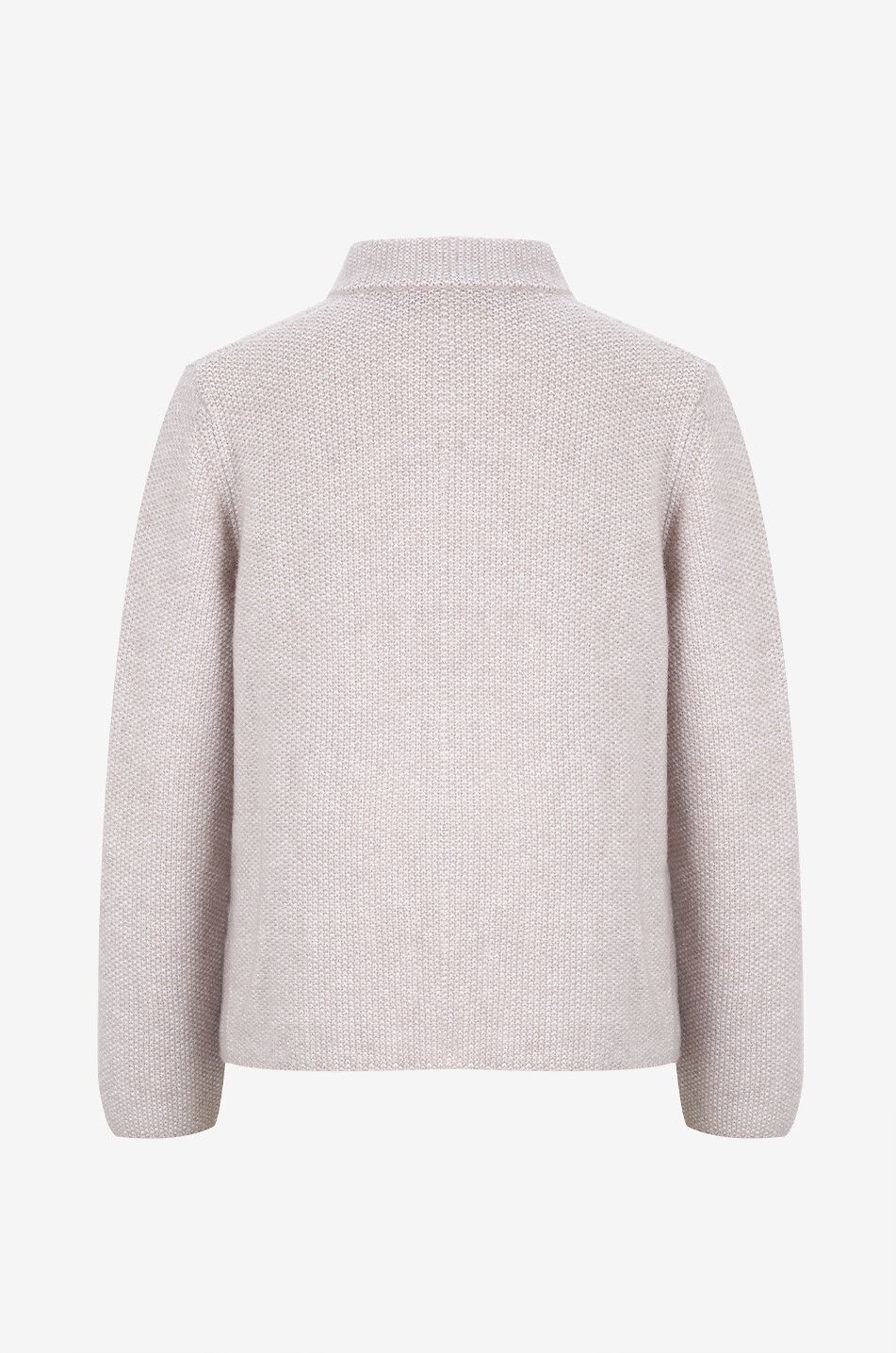 GRAN SASSO Alpaca and wool blazer fit cardigan Women BEIGE 4