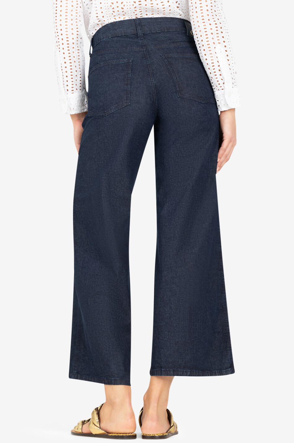 Alek cotton wide-leg jeans