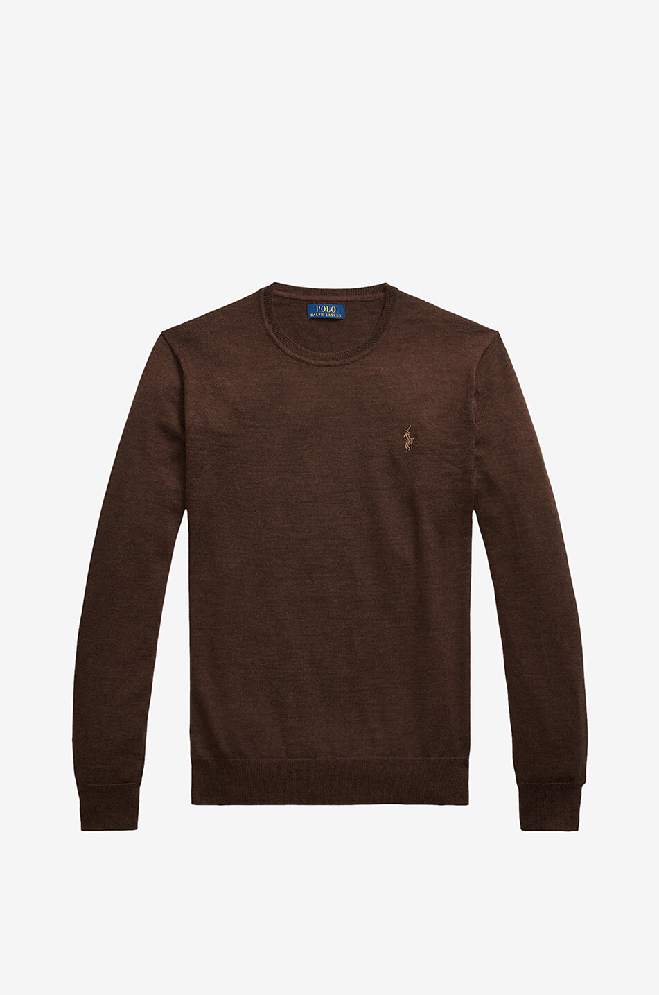 Pull slim en laine lavable à col rond Pony