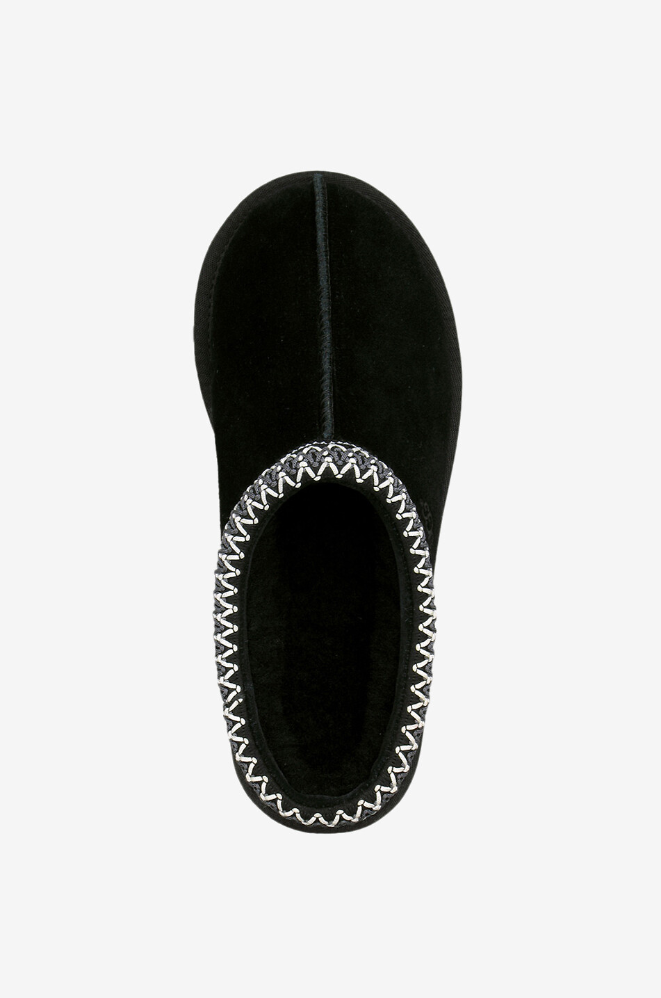 UGG Chaussons en daim fourré W Tasman Braid Femme NOIR 7