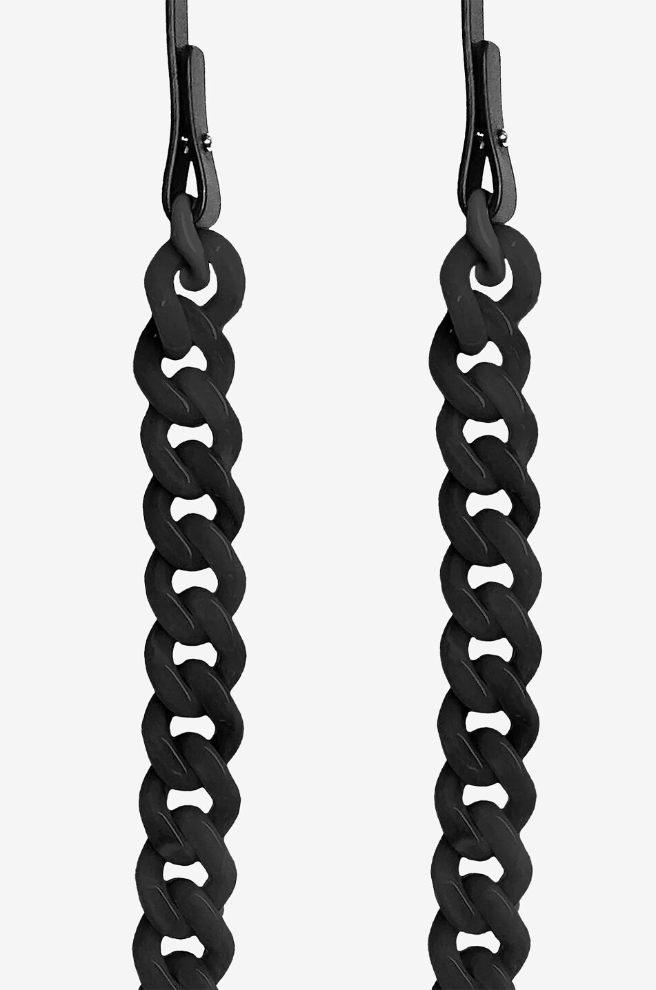 LACOQUEFRANCAISE Chaîne pour téléphone en cuir et résine Giorgia Noir - 120 cm Femme NOIR 2