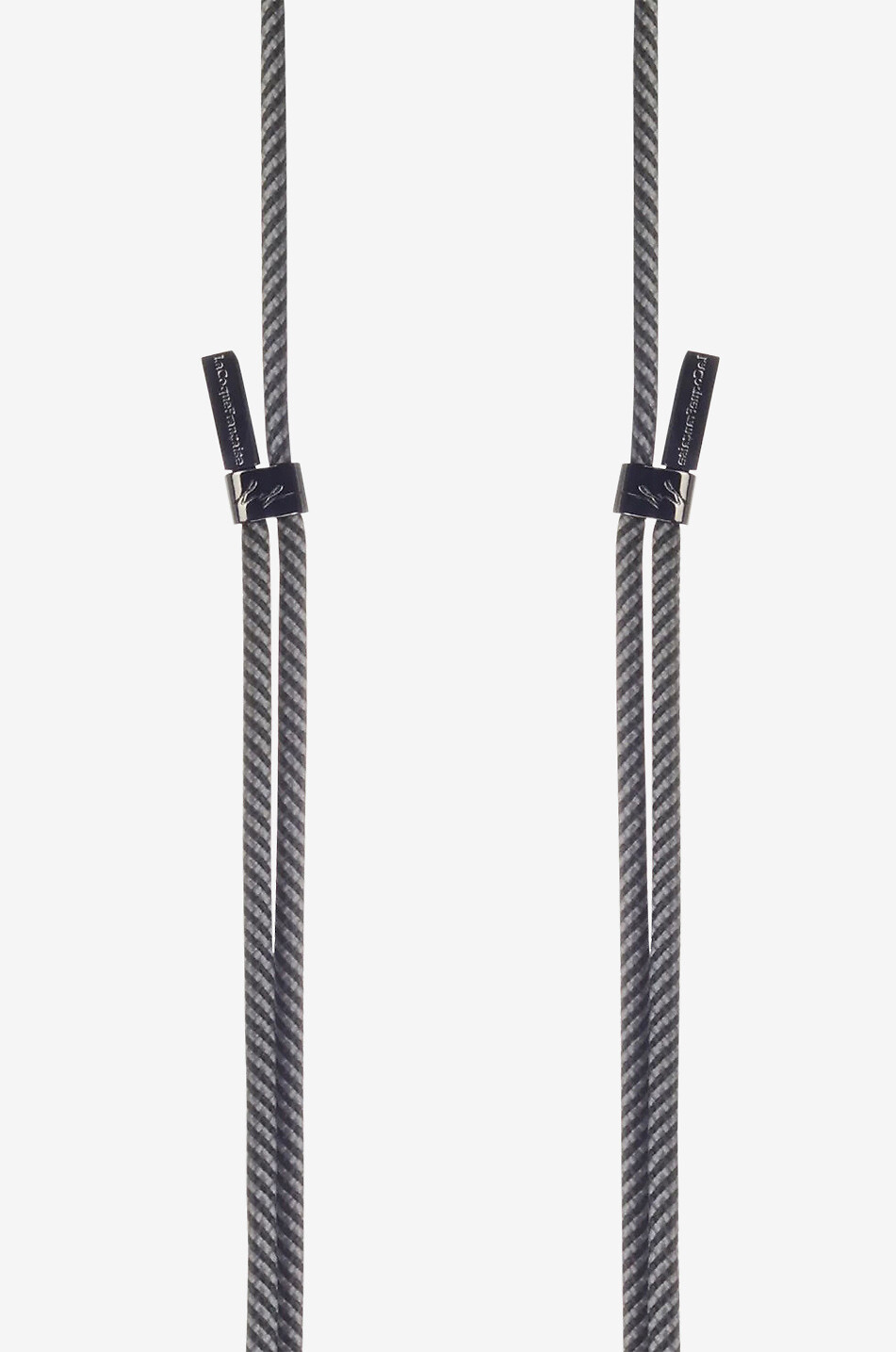 LACOQUEFRANCAISE Liam Gris smartphone cord in coton Women DARK GREY 2