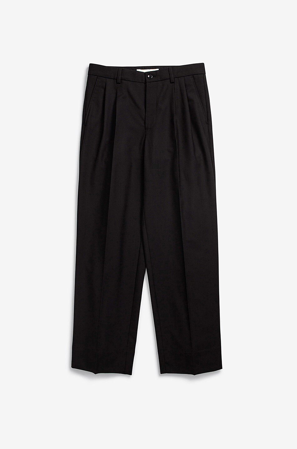 NORSE PROJECTS Benn twill trousers with waistband tucks Men BLACK 1