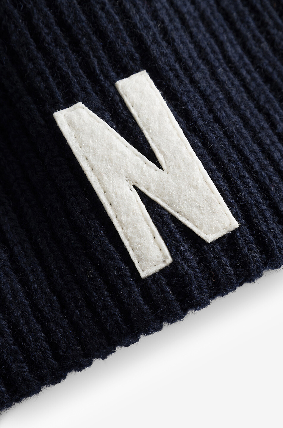 Rippsrickmütze aus Merinowolle Felt N