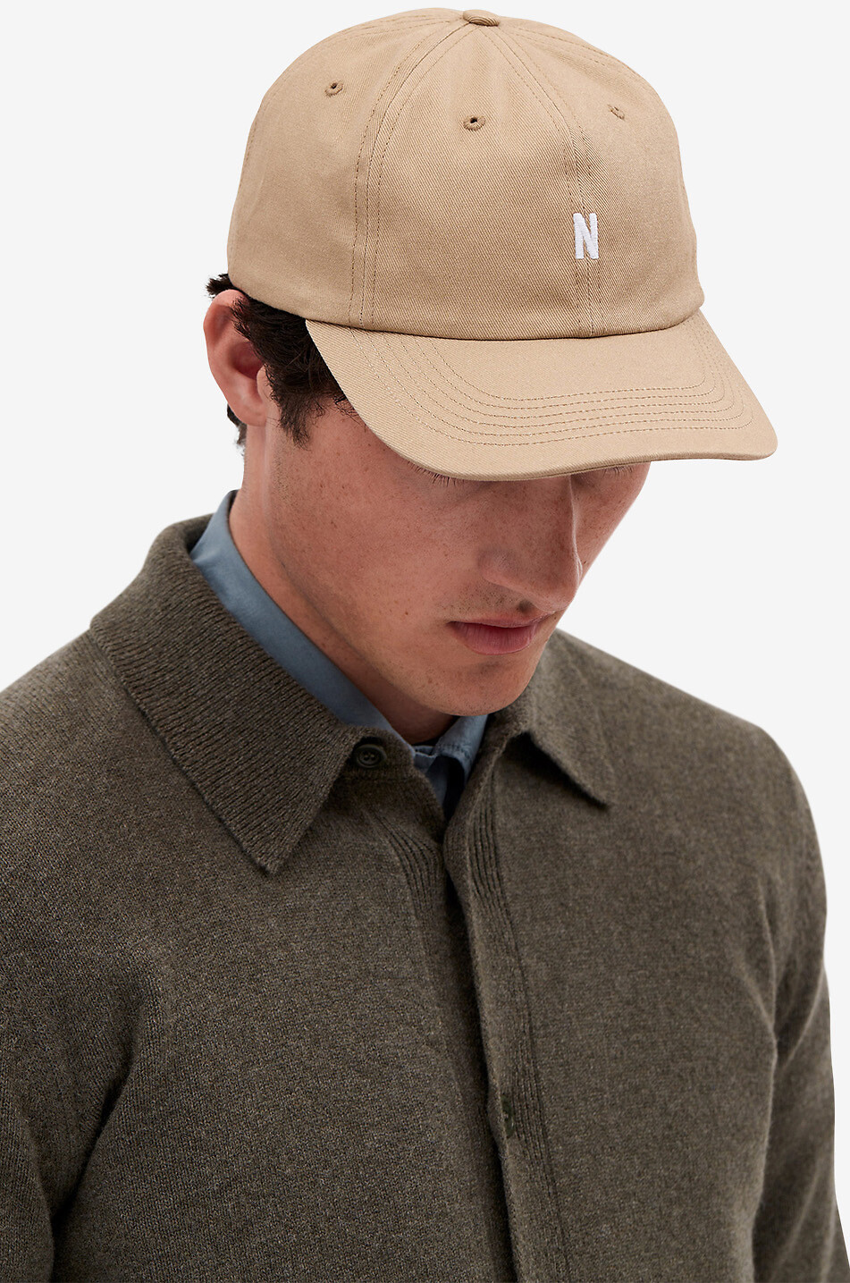 NORSE PROJECTS Sports Cap N twill baseball cap Men KHAKI 3