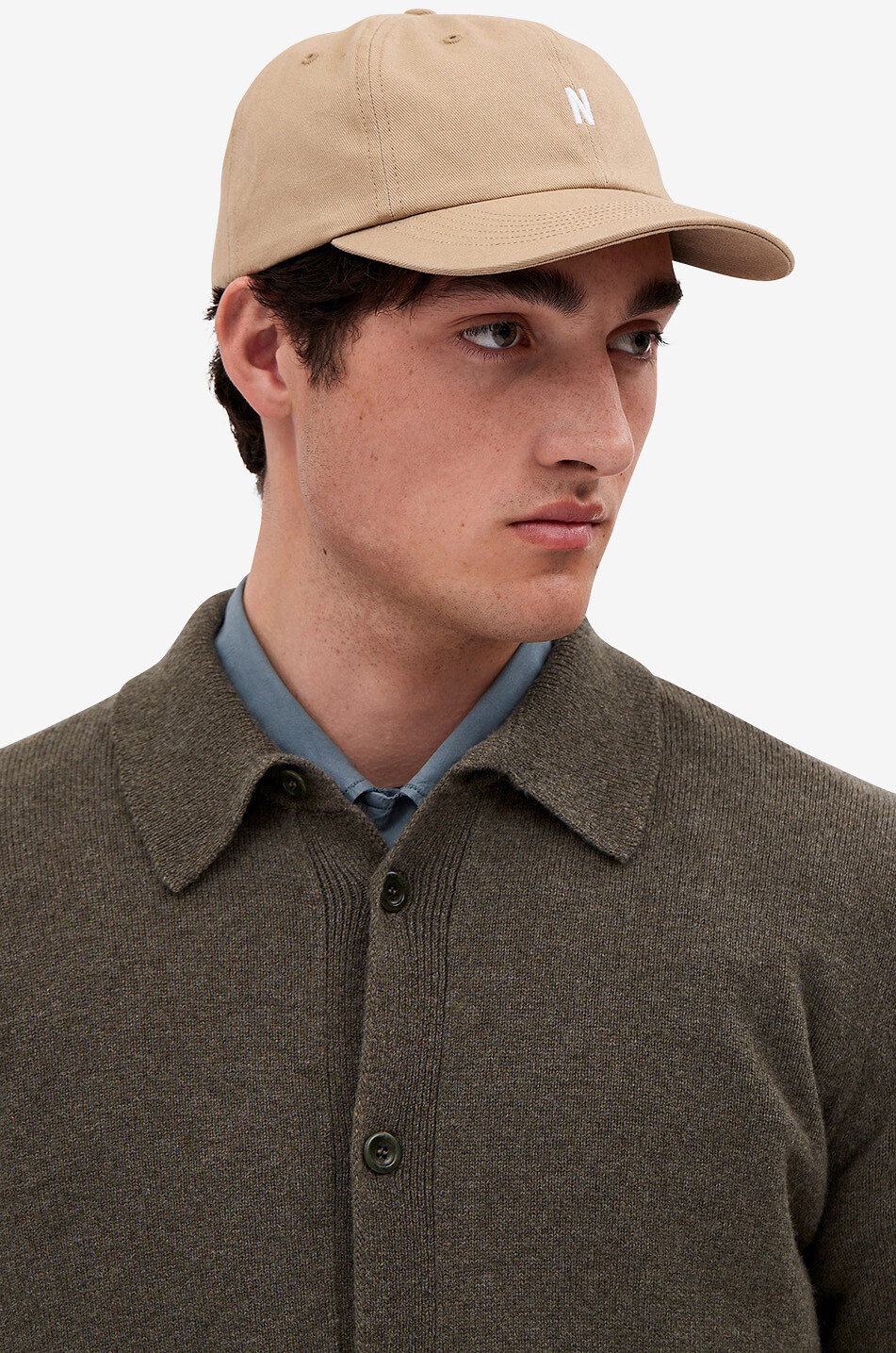 Mens khaki baseball cap online