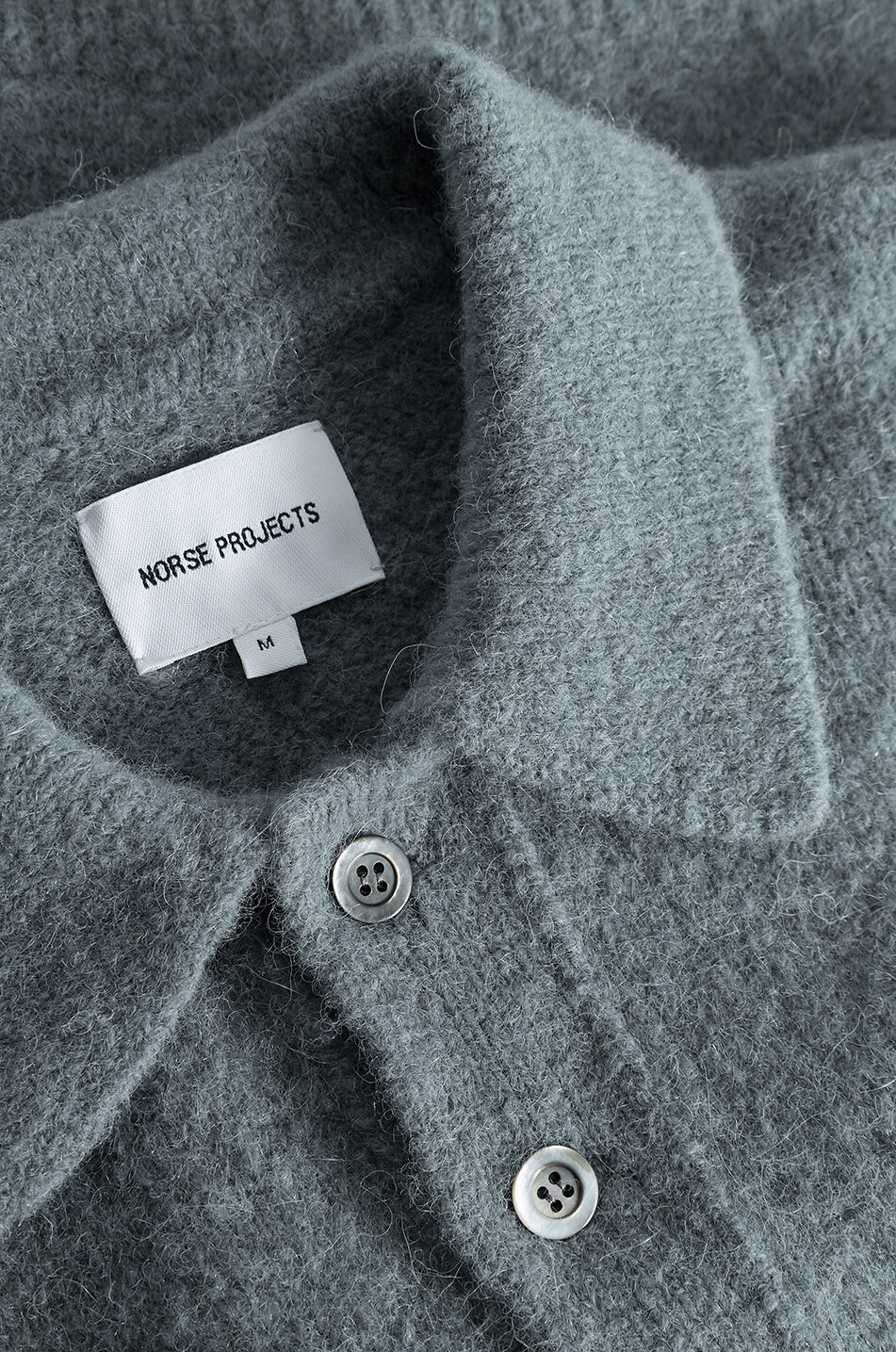 Pull polo en laine alpaga Rasmus Brushed