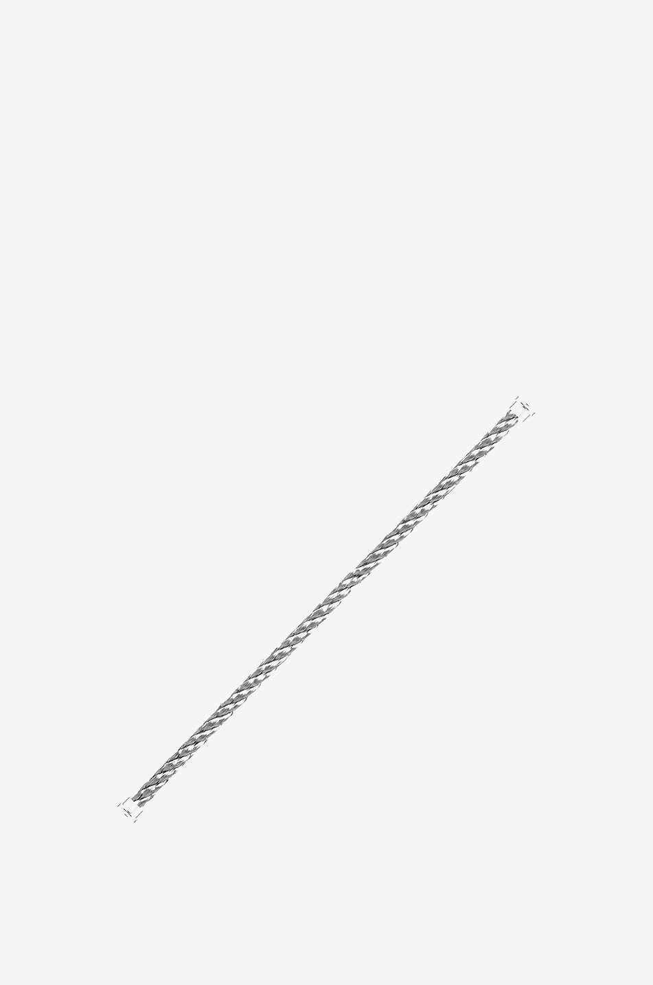 FRED PARIS Force 10 LM Acier bracelet cable with white gold end caps Women GREY 2