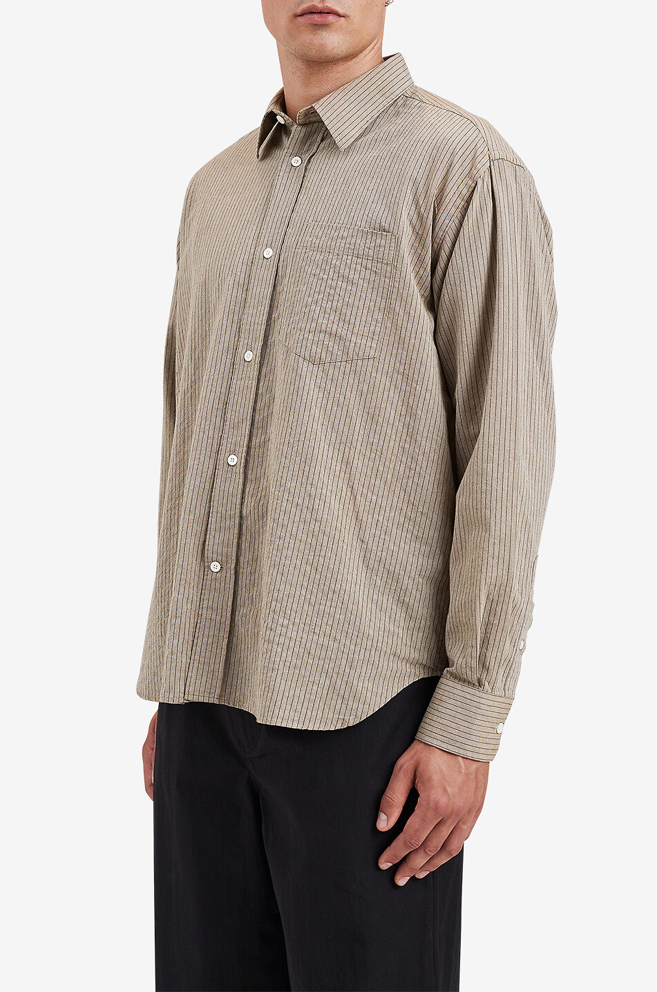Gestreiftes Oversize-Hemd Ole