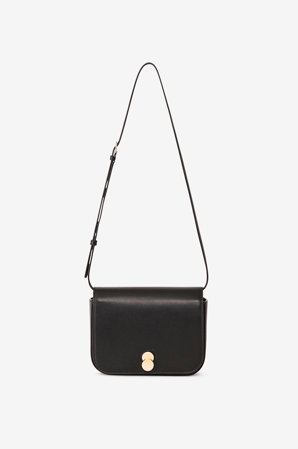 Schultertasche aus Glattleder Eclissi Messenger