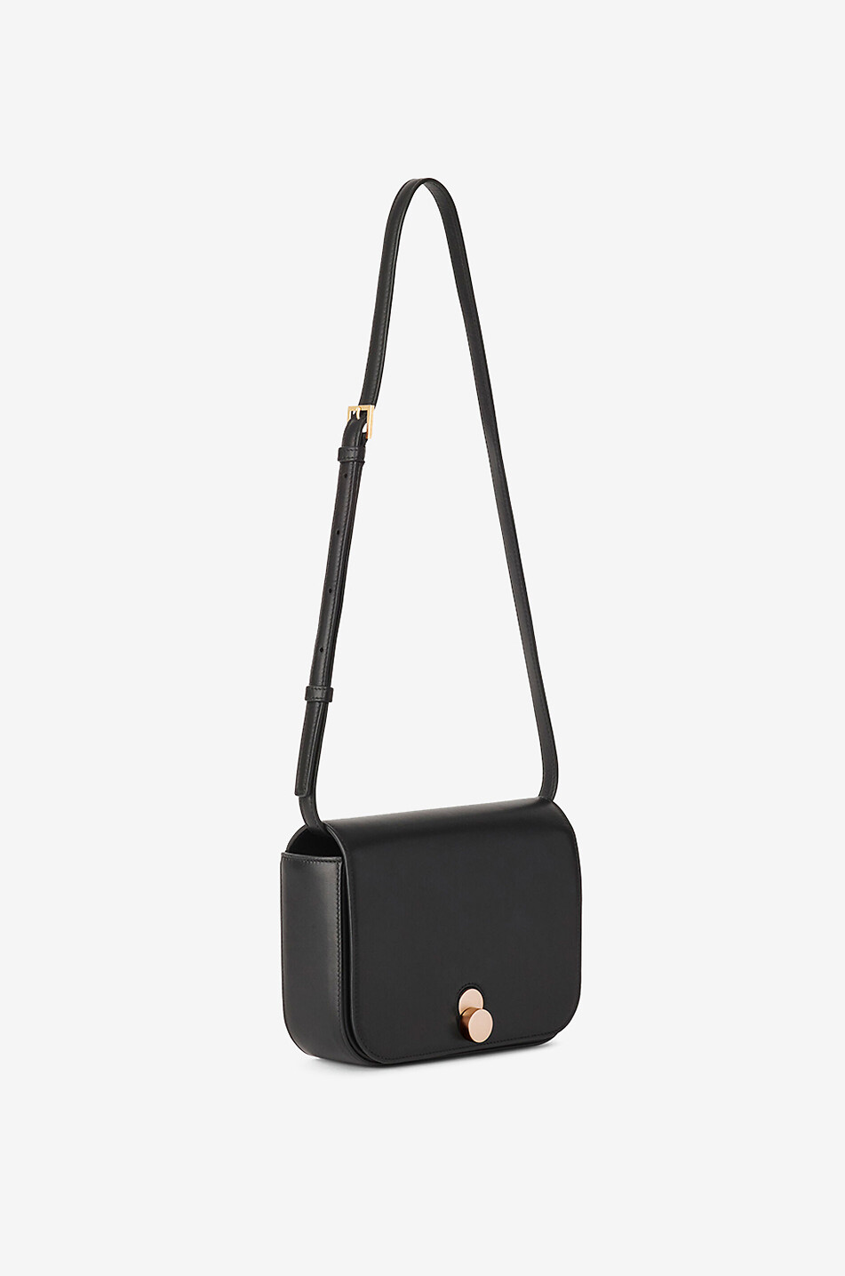 FABIANA FILIPPI Schultertasche aus Glattleder Eclissi Messenger Damen SCHWARZ 2