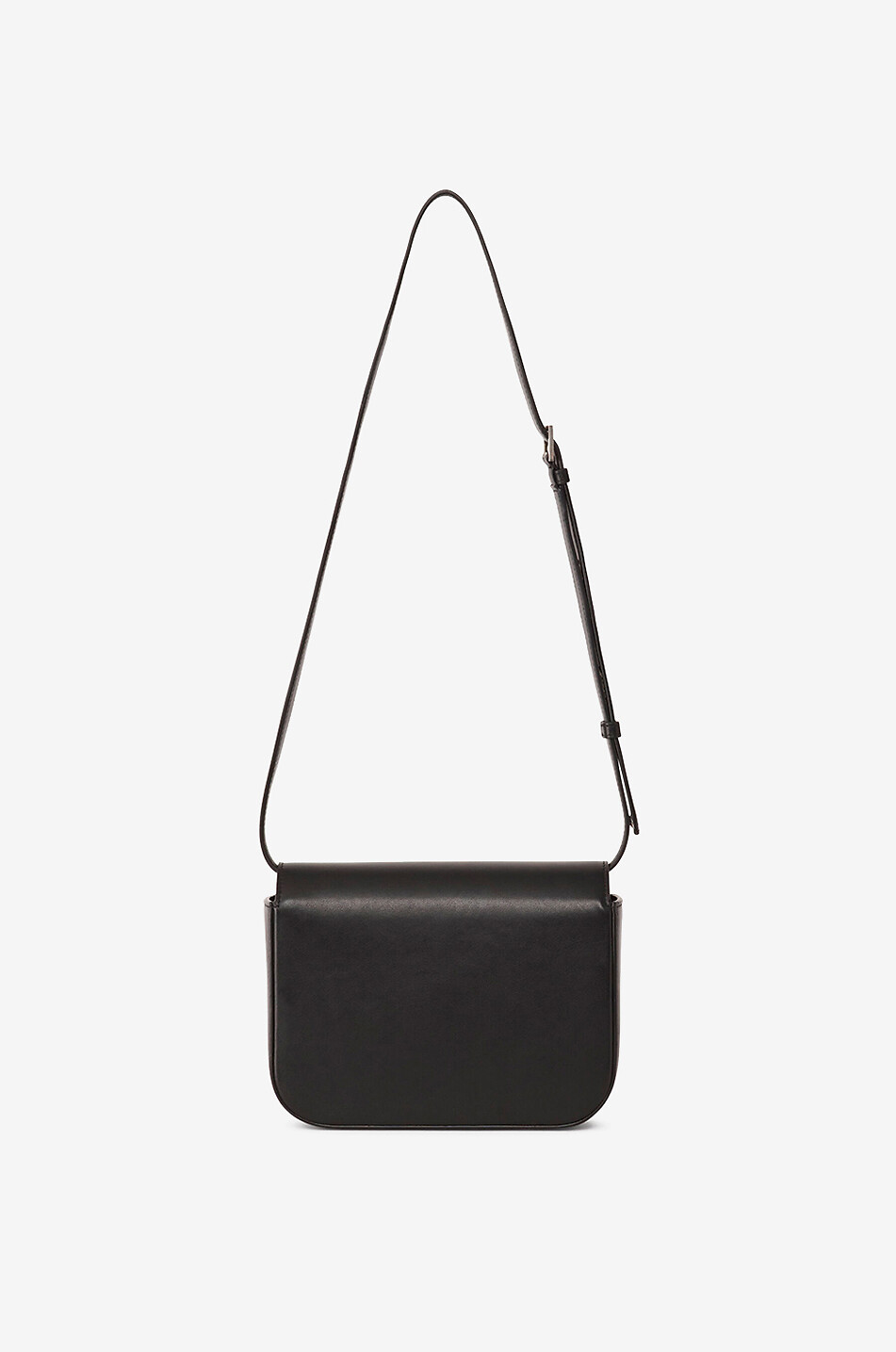 FABIANA FILIPPI Schultertasche aus Glattleder Eclissi Messenger Damen SCHWARZ 3