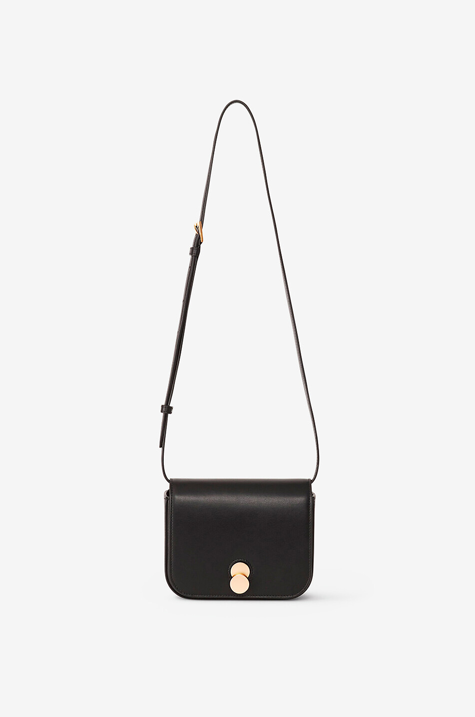 Schultertasche aus Glattleder Eclissi Messenger Mini