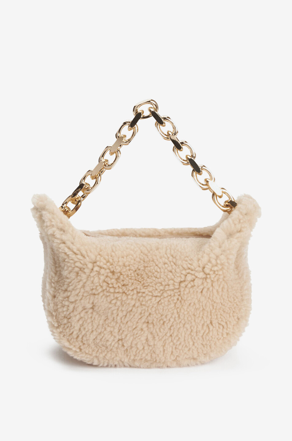 Schultertasche aus Shearling Eyelet Mini