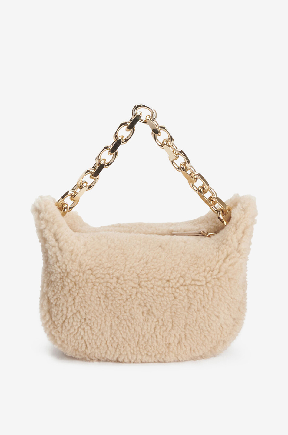 Schultertasche aus Shearling Eyelet Mini