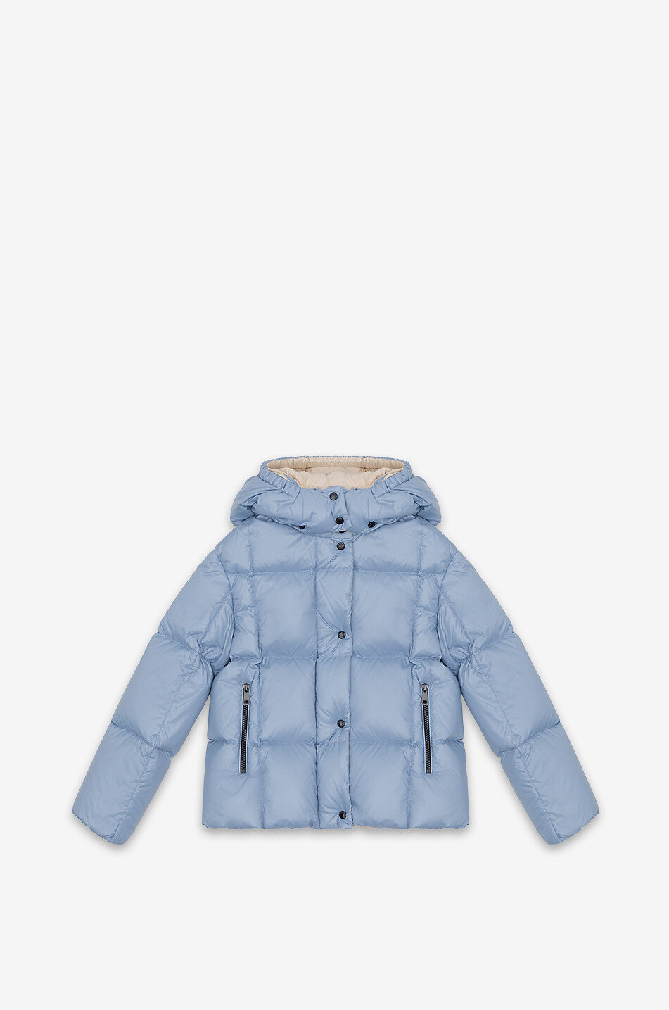 Light blue moncler coat best sale