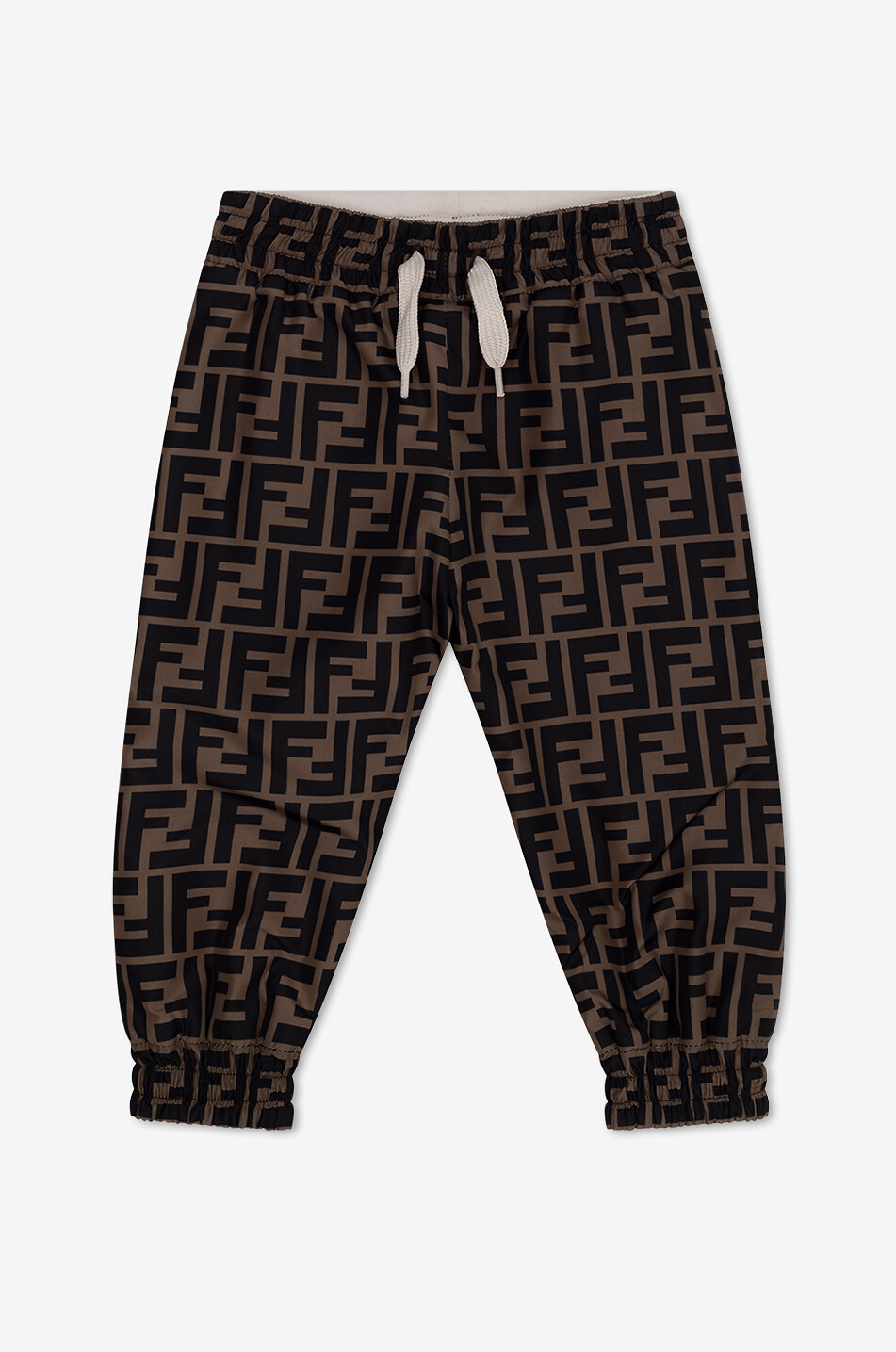 FF nylon and jersey reversible baby jogging trousers FENDI Bongenie