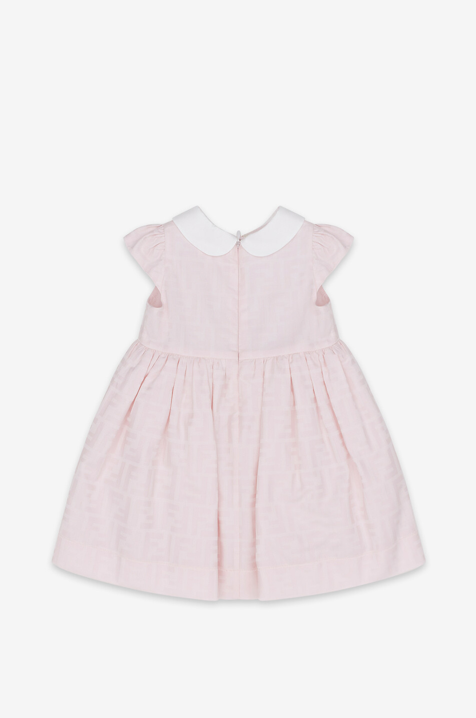 FF jacquard baby short sleeved dress FENDI Bongenie