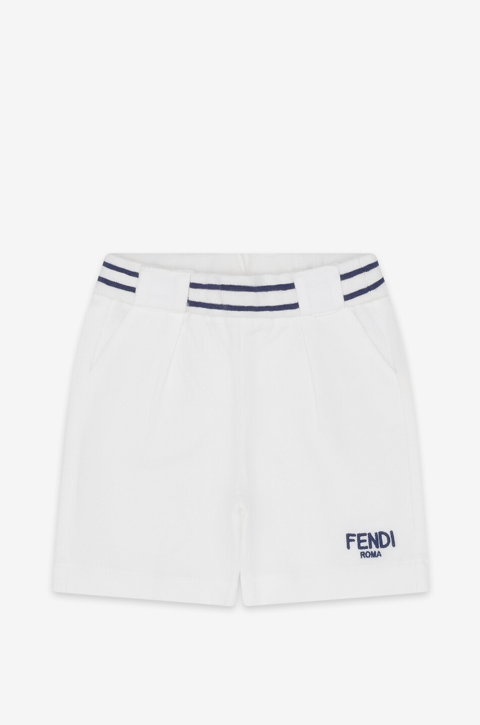 FENDI ROMA cotton piqué baby shorts