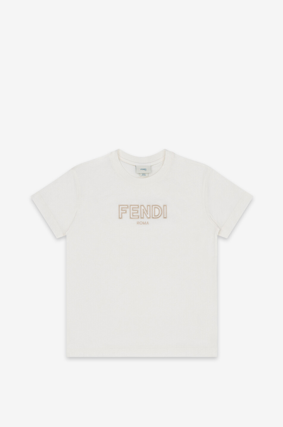 Fendi roma white t shirt online