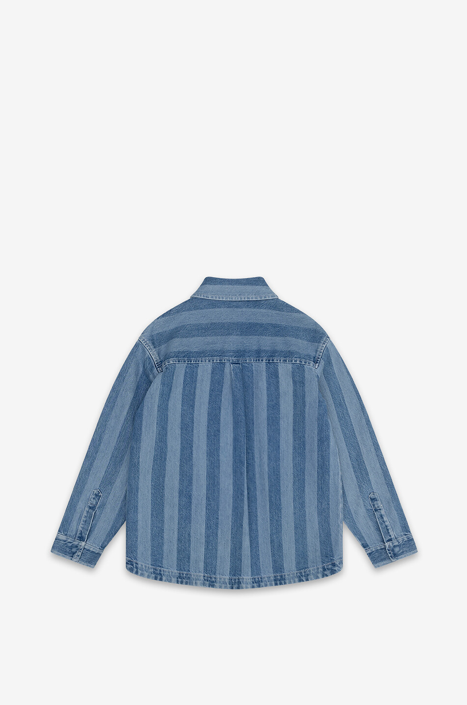 FENDI Kinder-Denim-Hemdjacke Pequin FF Go-To Mädchen DUNKELBLAU 2