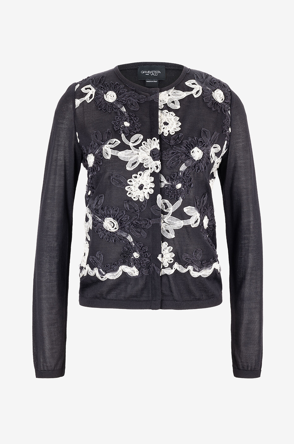 Floral silk cardigan best sale