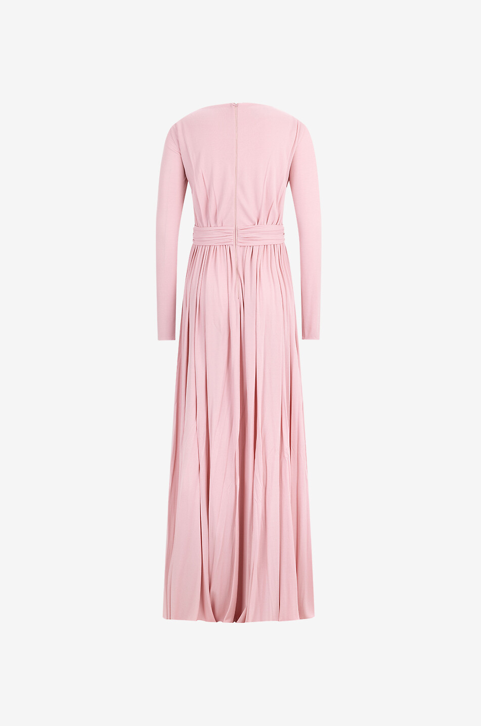 GIAMBATTISTA VALLI Langes drapiertes Feinstrickkleid Quartz Rose Damen ROSA 2