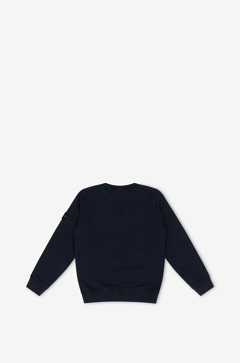 STONE ISLAND JUNIOR Sweat-shirt à col rond enfant 61320 Organic Cotton Fleece Garçon BLEU FONCE 2