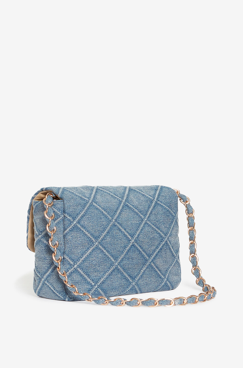 Denim quilted bag online