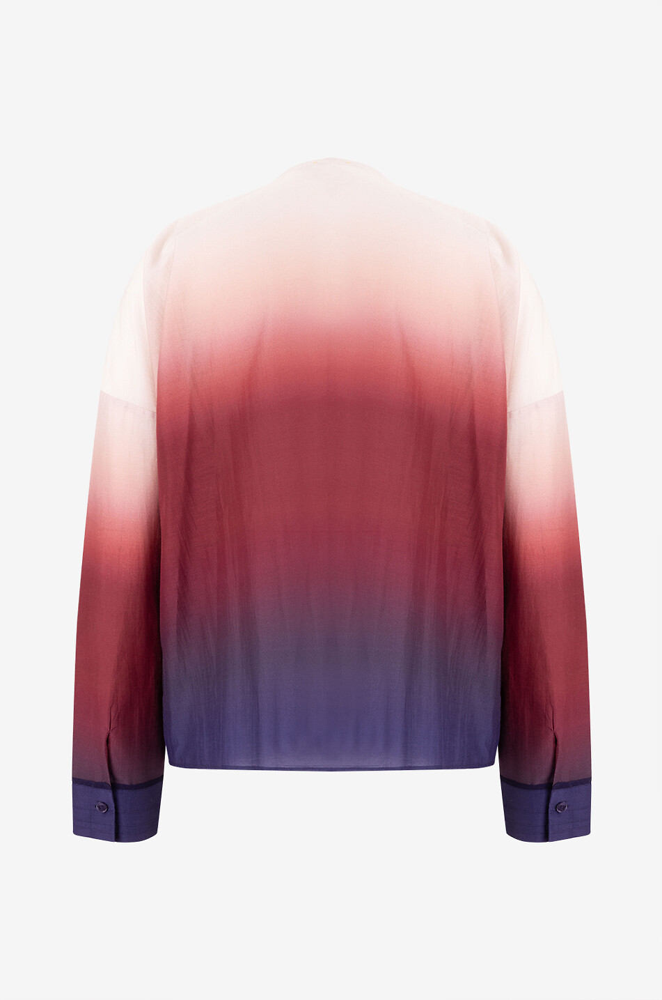 FORTE FORTE Chemise en voile dégradé à plastron Origami Femme MULTICOLORE 2