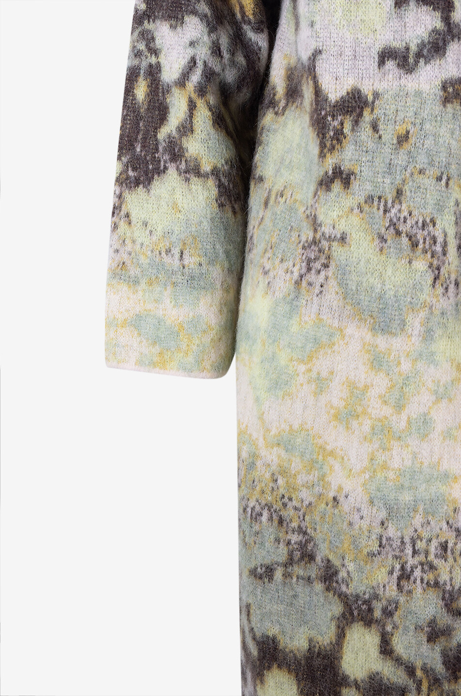 FORTE FORTE Bloom Mist alpaca wool long cardigan Women GREEN 3