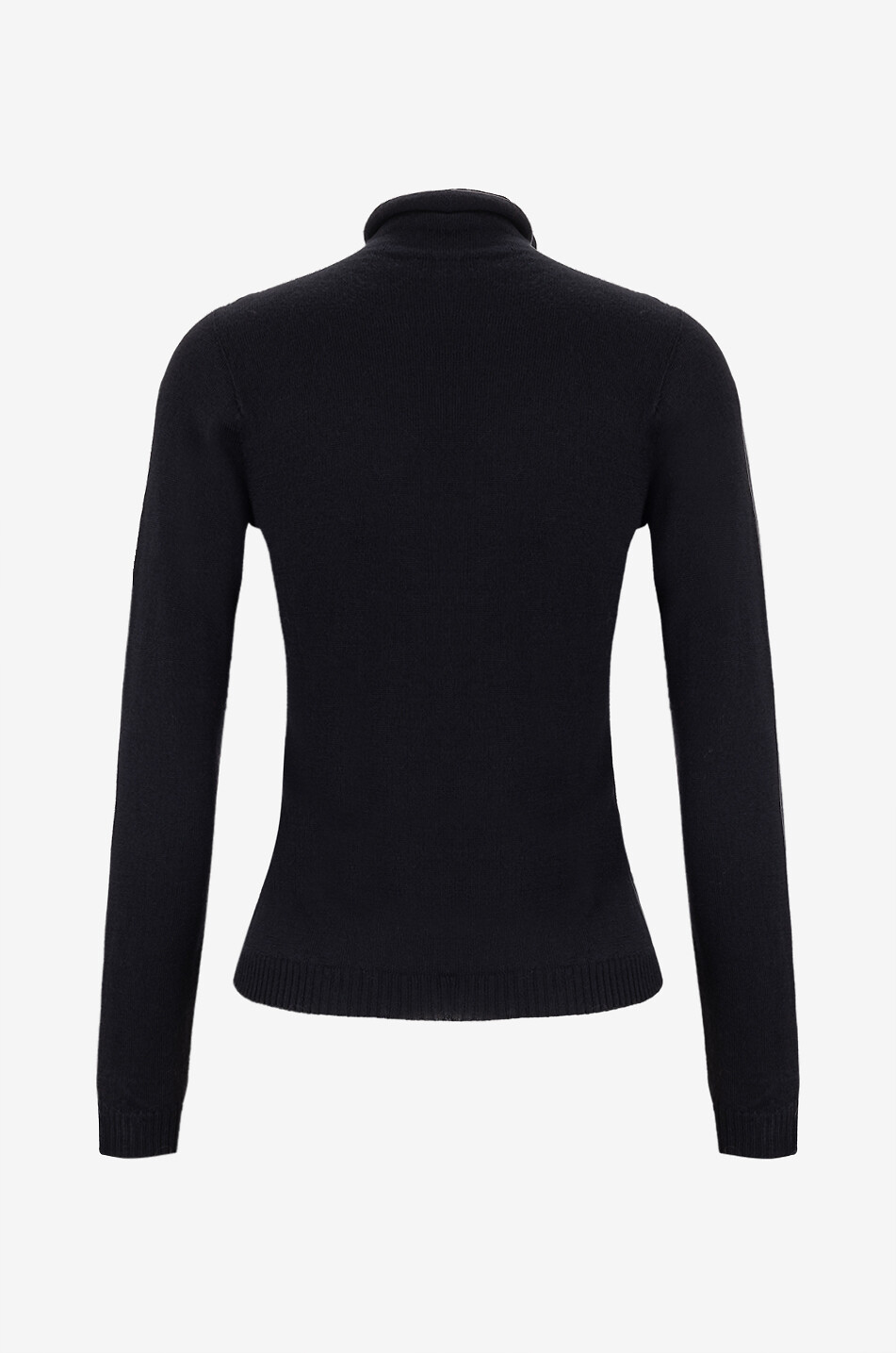 GRAN SASSO Pull en laine vierge à col roulé Femme NOIR 2