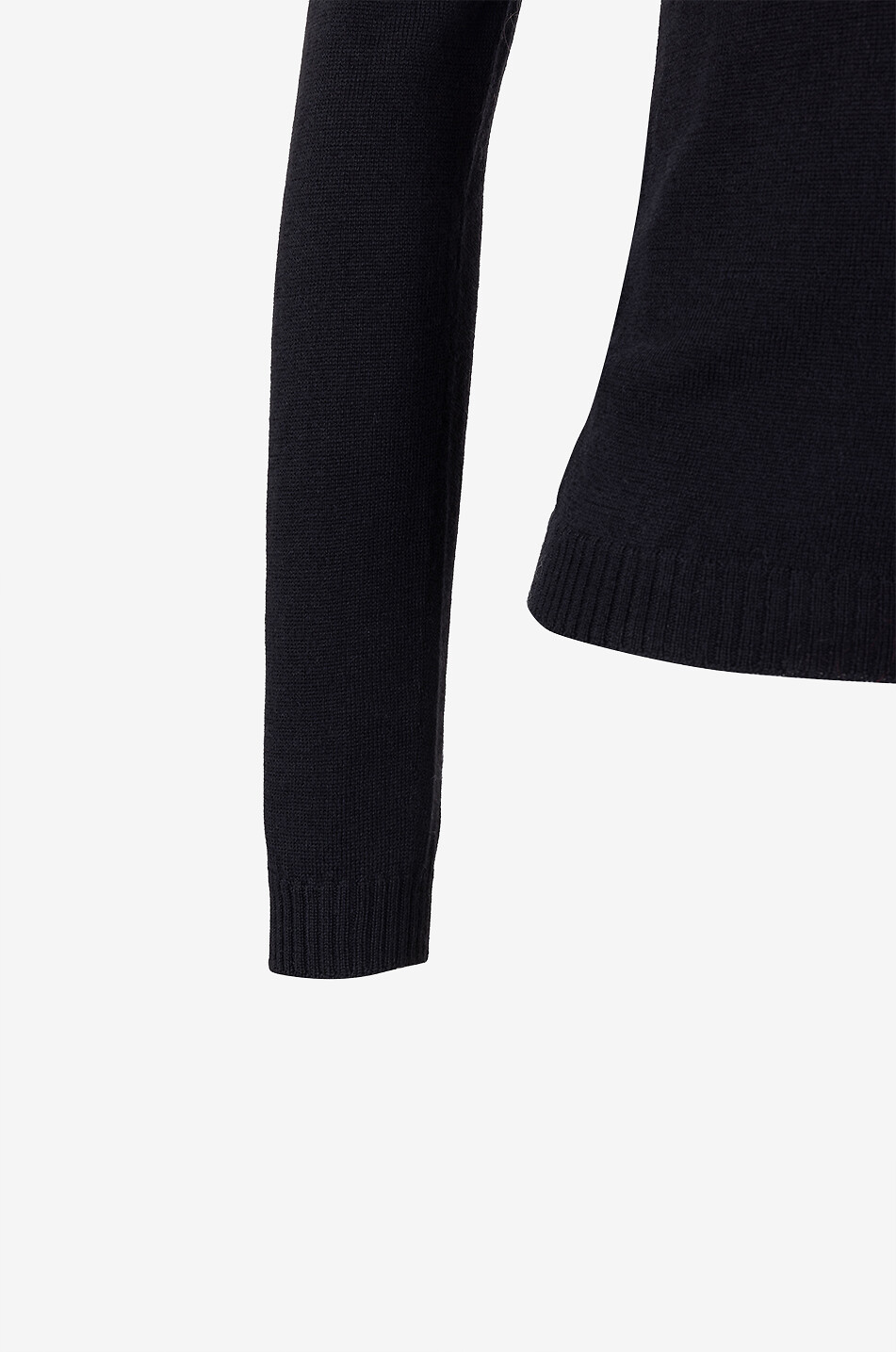 GRAN SASSO Pull en laine vierge à col roulé Femme NOIR 3