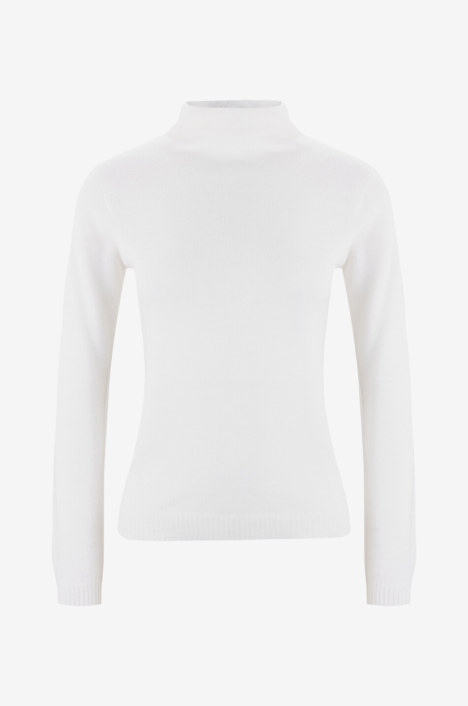 Virgin wool turtle-neck jumper
