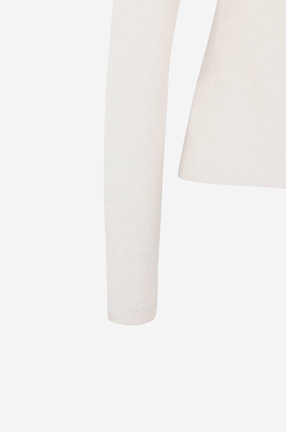 VINCE Pull en soie et cachemire à col rond Soft Bouclé Femme BLANC 3