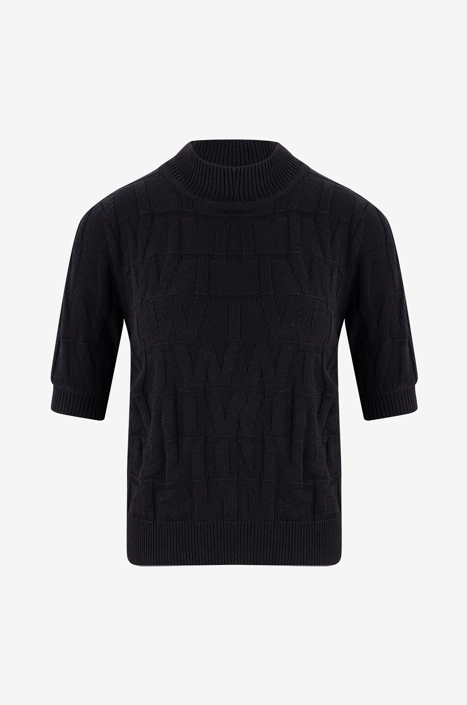 Kurzärmeliger Pullover aus Baumwolle und Kaschmir