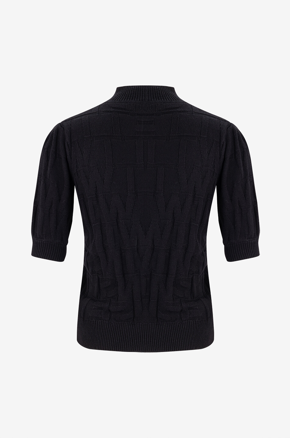 Kurzärmeliger Pullover aus Baumwolle und Kaschmir