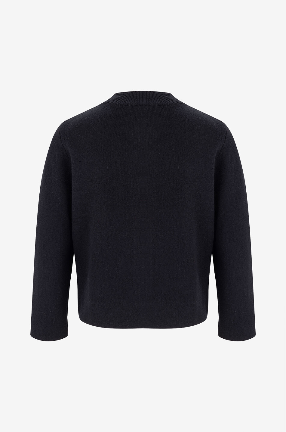 VINCE Cardigan court boutonné en laine et coton Femme NOIR 2