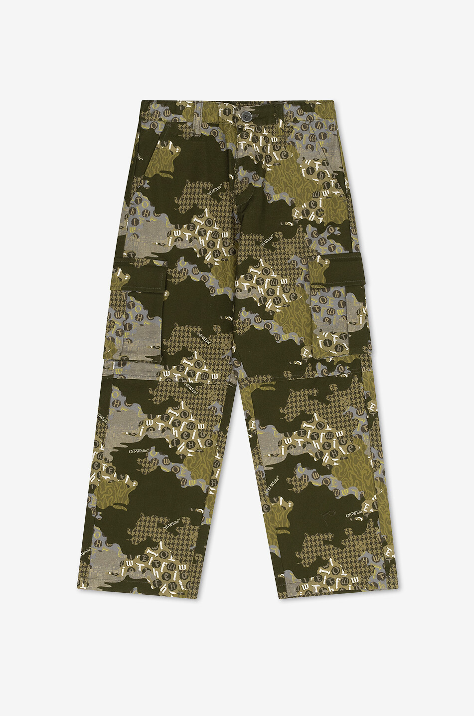Crazy Camo boys' canvas cargo trousers