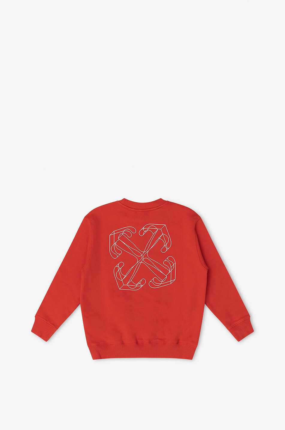 Off white red sweatshirt best sale