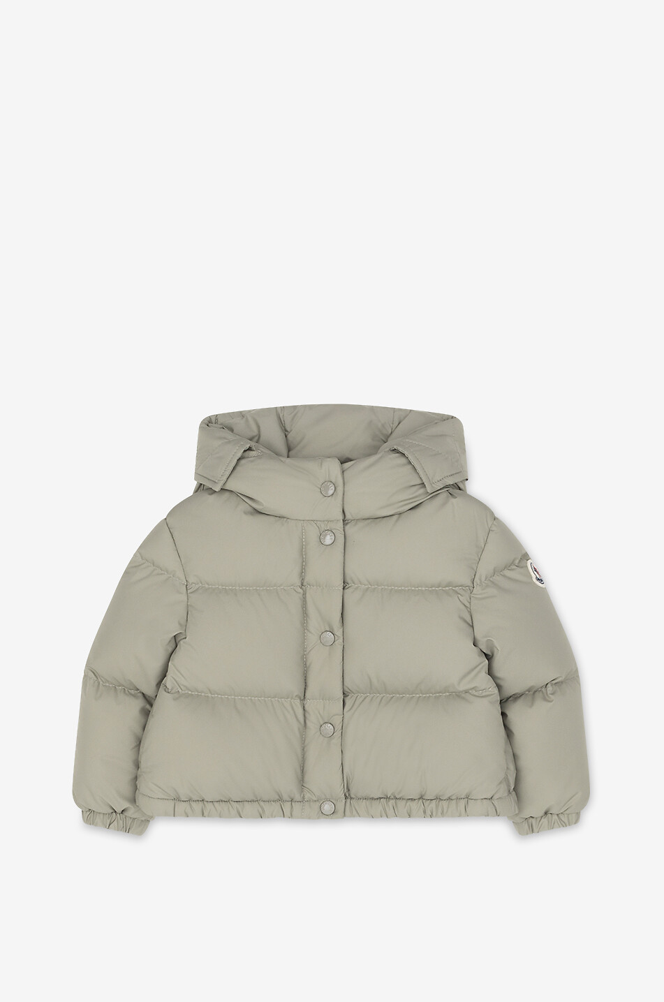 Kurze Baby-Daunenjacke mit Kapuze Laurie