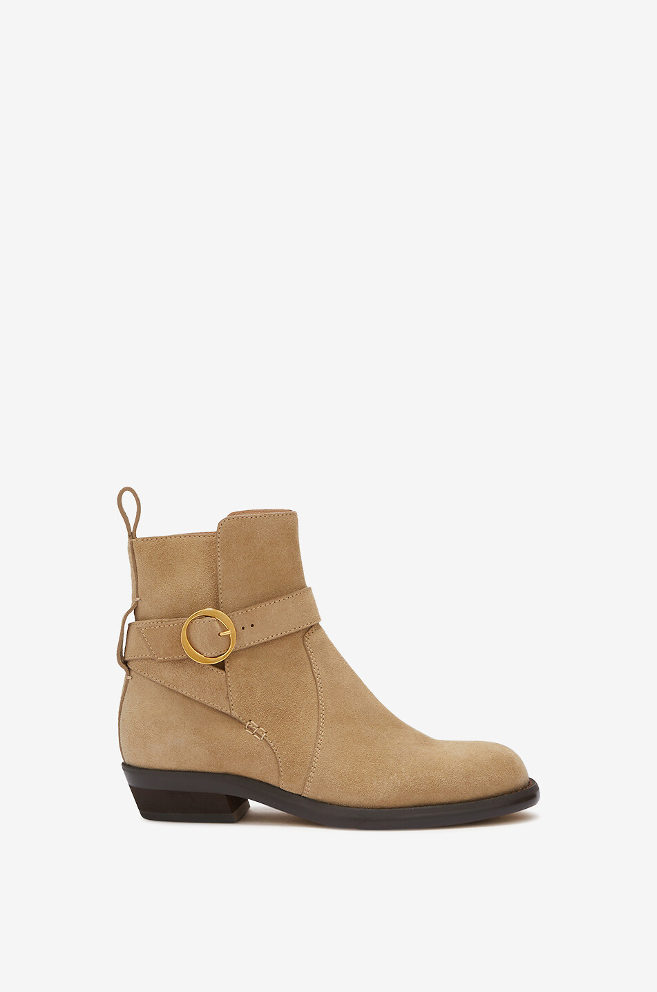 Flat suede ankle boots womens hotsell