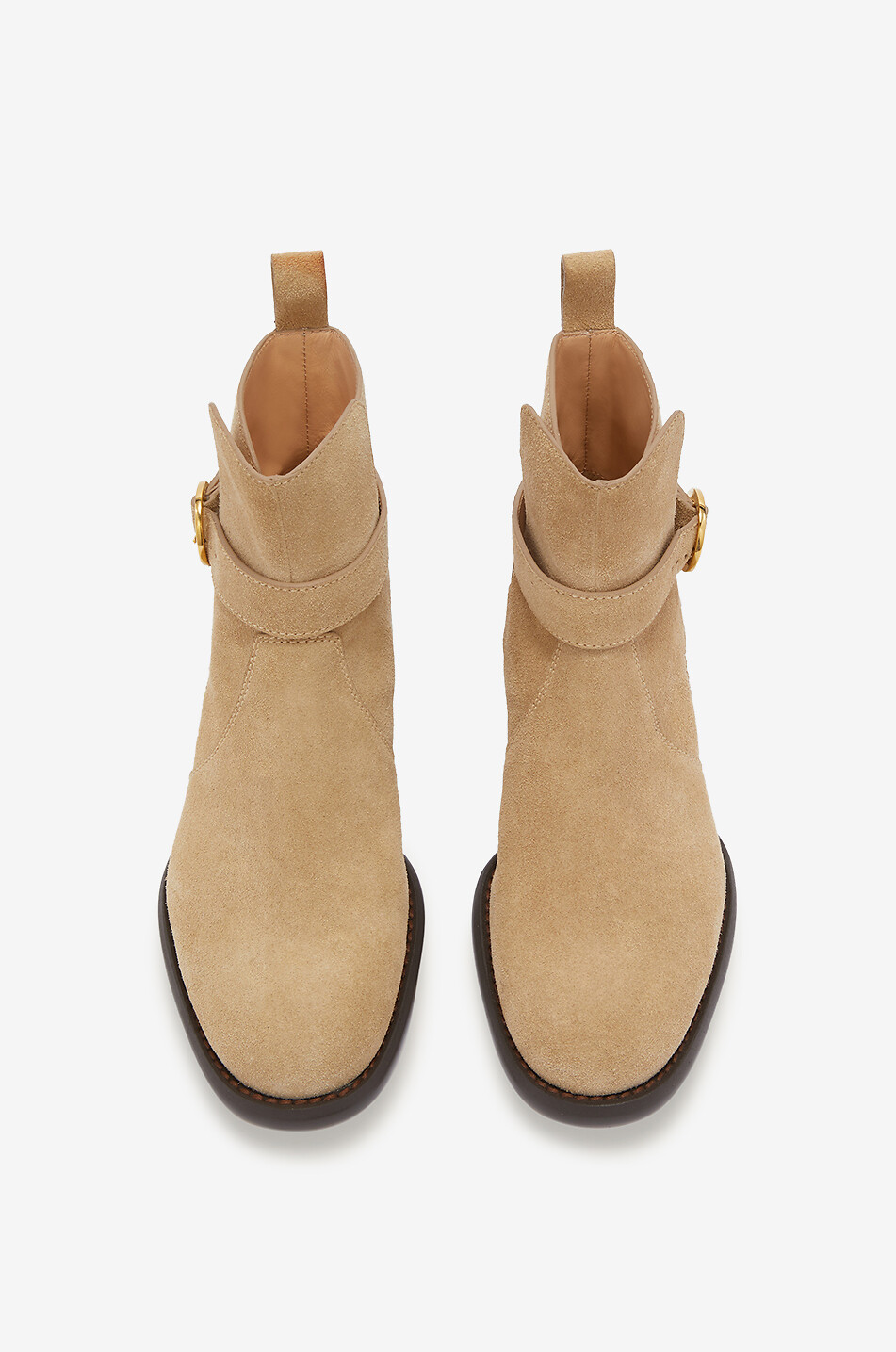 Bottines plates en daim Ornella 25